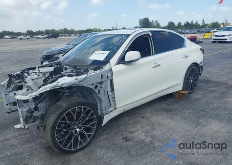 2019 Infiniti Q50 3.0T Luxe from USA, damaged, VIN JN1EV7AP3KM516394